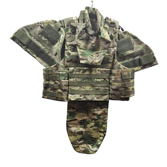 Lightweight Tactical ProtectiveVest Molle Hook Loop Fully Size Adjustable 6 pcs - Picture 1 of 8